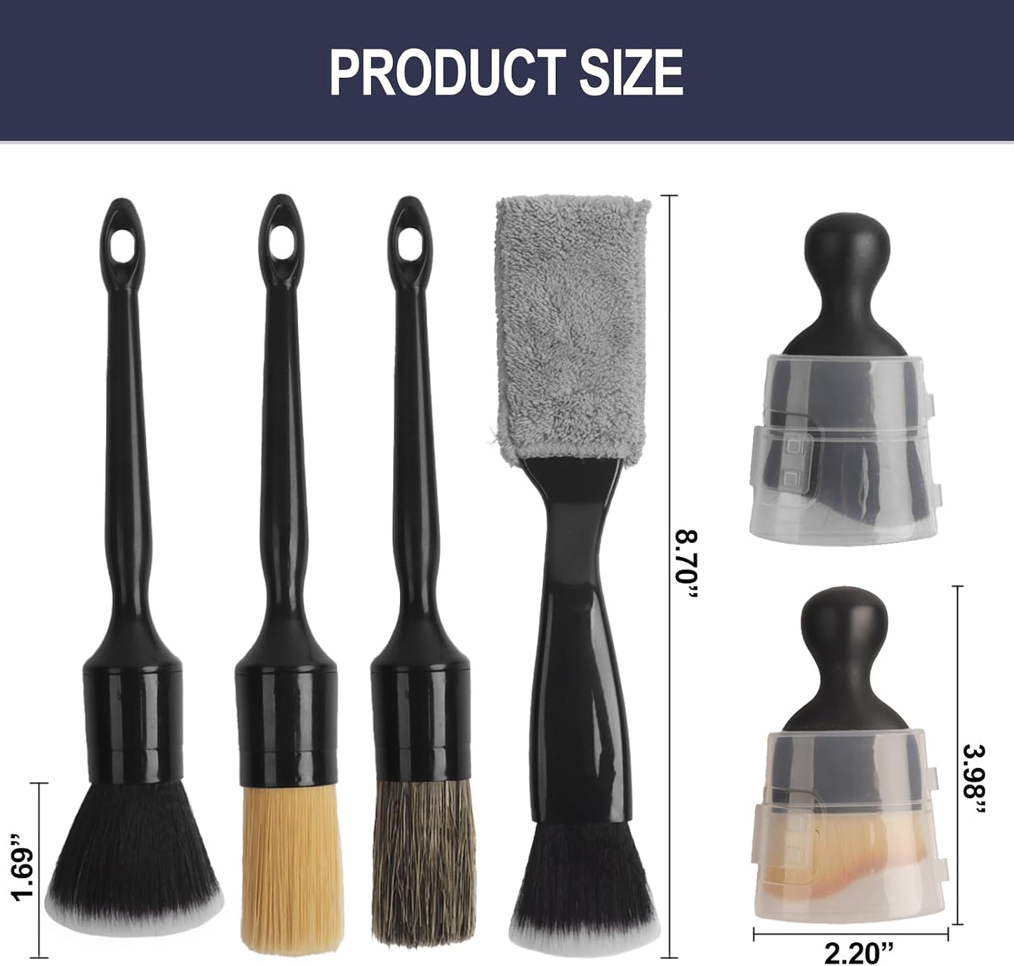 6PCS Car Detailing Brush Set