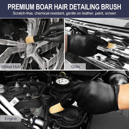 6PCS Car Detailing Brush Set