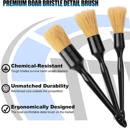 8PCS Wheel Brush, Tire Brush Set
