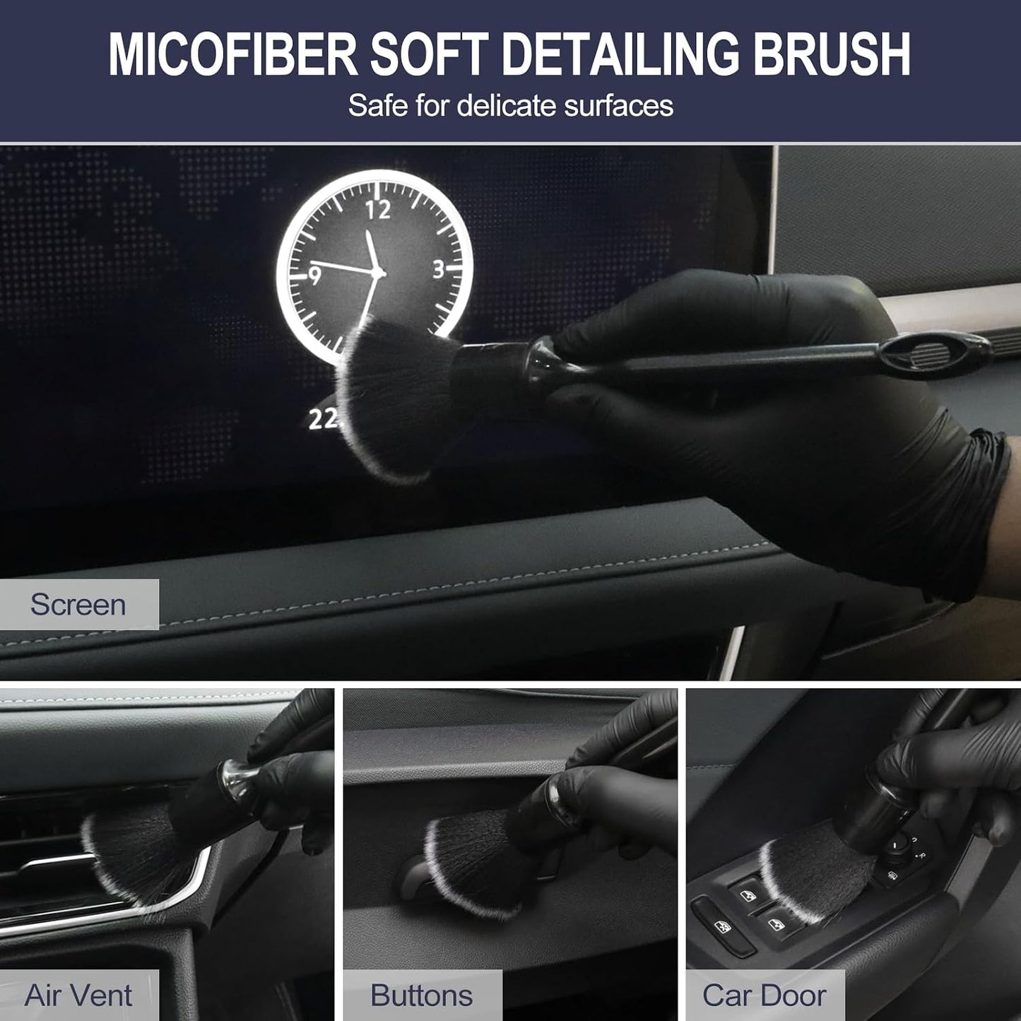 6PCS Car Detailing Brush Set