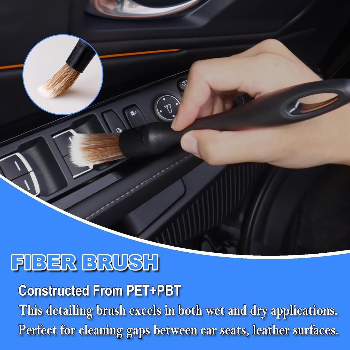 7PCS Car Detailing Brush Set