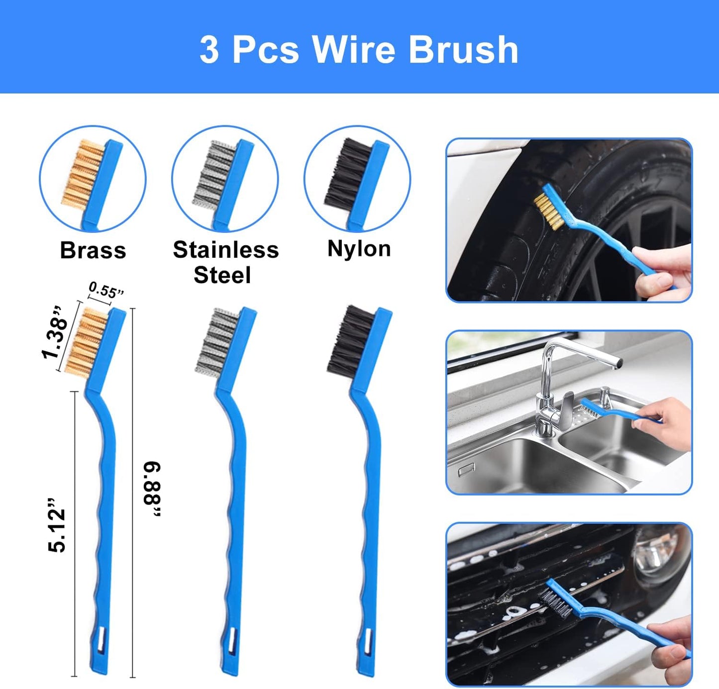 26‑Piece Professional Car Detailing Brush Set — Complete Interior & Exterior Cleaning Kit