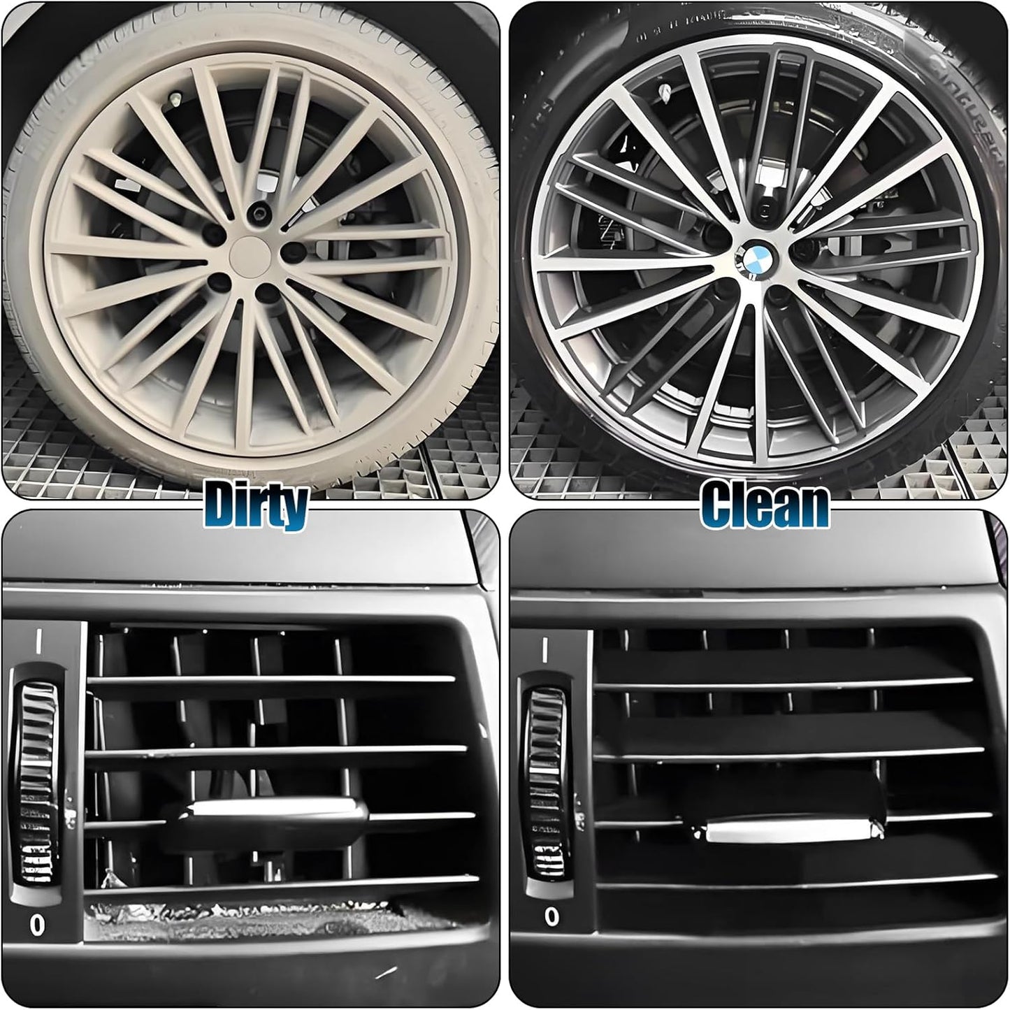 8PCS Wheel Brush, Tire Brush Set